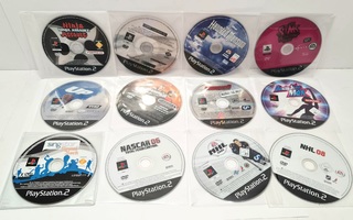 12kpl PS2 pelejä