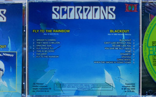 SCORPIONS: Fly to the rainbow / Blackout - 2 in 1 CD (RARE)