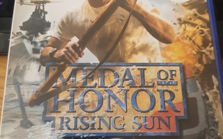 PS2 Medal of Honor Rising Sun + kotelo ja ohjeet