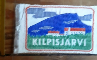Kilpisjärvi vintage kangasmerkki
