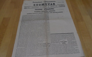 UUSI SUOMETAR ENSIMMÄINEN VAPAUSNUMERO  1918