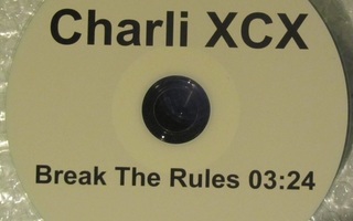 Charli XCX • Break The Rules PROMO CDr-Single