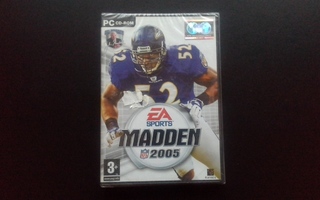 PC CD: Madden NFL 2005 (2004) peli. UUSI MUOVISSA