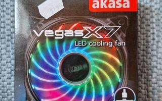 Akasa  Vegas X7 led-tuuletin   hinta sis. postikulut