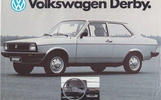 VW Derby -esite 70-luvun lopusta