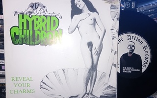 7" single  : Hybrid Children : All covered with red ( SIS PO