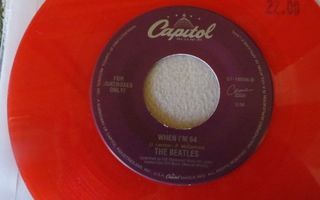 beatles single: lucy in the sky with diamonds/when i`m 64