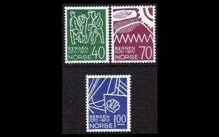 Norja 608-10 ** Bergen 900v (1970)
