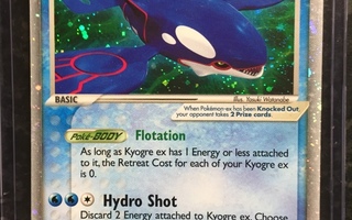 Kyogre ex 95/100 pokemon holo rare kortti
