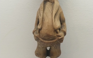 Georg Öhman sorsa puu figuuri, hopealaatalla