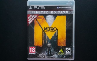 PS3: METRO Last Light - Limited Edition peli (2013)