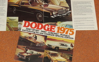 1975 Dodge Dart Monaco Coronet esite - KUIN UUSI - 24 sivua