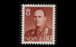 Norja 425 ** Olav V 80 öre (1958)