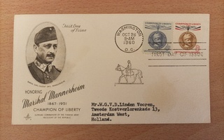 Mannerheim 4c 8c1960