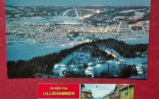 Lillehammer Norway/Norja: 2 postcards/postikorttia