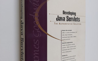 James Goodwill : Developing Java servlets