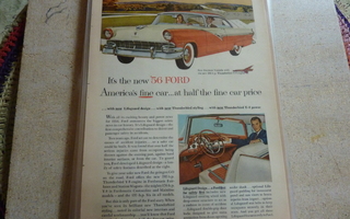 Ford Fairlane -56 mainokset