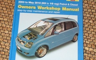 Opel Meriva Korjauskirja Haynes