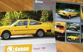 1986 Skoda Rapid 130 Coupe esite - KUIN UUSI - Motokov