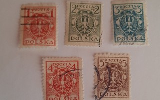 Puola/Polska 1919, osittainen sarja