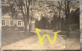 Postikortti Forssa 1909 Puisto - Parken