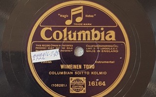 Savikiekko 1927 - Columbian soittokolmio - Columbia 16164