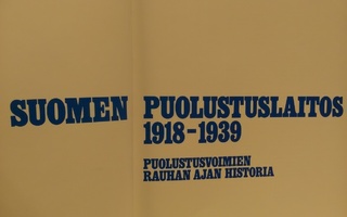 Suomen Puolustuslaitos 1918 - 1939 - Jarl Kronlund (sid.)