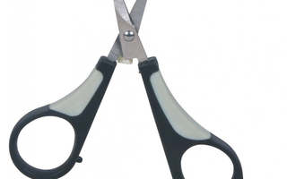 TRIXIE 2360 pet grooming scissors Black  Grey  S