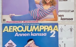 AEROJUMPPAA ANNEN KANSSA 1 & 2 – 2 LP:tä ja ohjeet - 1983/84