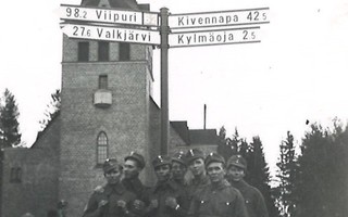 sota-ajan valokuvia Karhumäki Kiviniemi