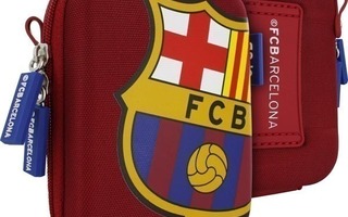 FC Barcelona kamerakotelo, nylon/PVC, 70x15x95mm *UUSI*