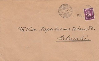 1936, Kirje Savonlinna, rivileima Pihlajalahti