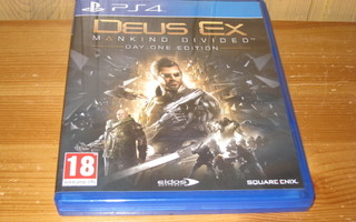 Deus Ex Mankind Divided Day One Edition Ps4