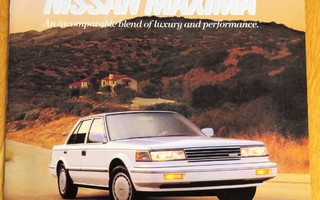 1987 Nissan Maxima esite - iso - 16 sivua - KUIN UUSI