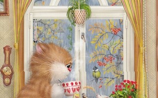 Alexey Dolotov: Kissa ikkunalla