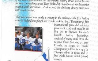 1998 Esso Olympic Nagano postcards #47 Team Finland