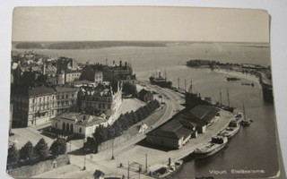 VANHA Postikortti Viipuri Laivat 1940
