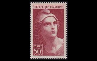 Ranska 705 ** Iso Marianne 50 Fr (1945)