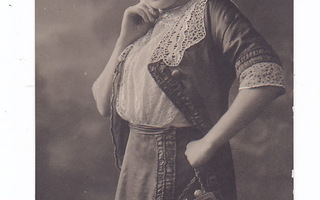 VANHA Postikortti Ooppera Laulaja Aino Ackte 1900-l