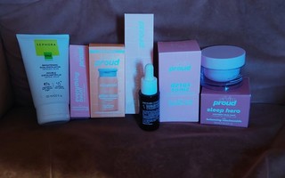 SKIN PROUD + SEPHORA KOSMETIIKKA PAKETTI 8 KPL