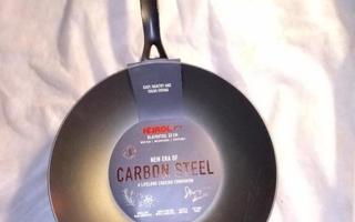 Heirol blacksteel 33cm wokkipannu uusi