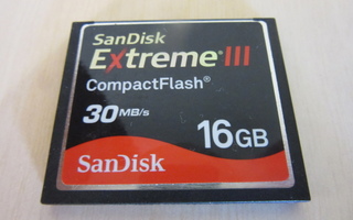 SanDisk Extreme III 16GB CompactFlash muistikortti