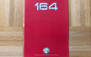 Esite Alfa Romeo 164 vuodelta 1989
