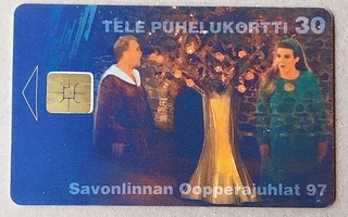 Savonlinnan Oopperajuhlat 1997 puhelukortti