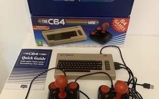 Commodore 64 mini + 2 ohjainta