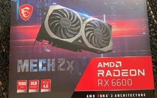 MSI AMD RADEON RX 6600 MECH 2X 8gb