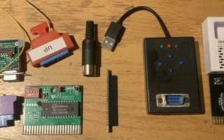 C64 : testiharness + 2x testcart + joystick testeri