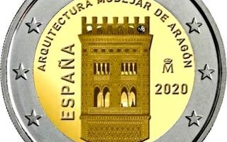 Espanja 2 € 2020 Aragon maailmanperintökohde, UNC