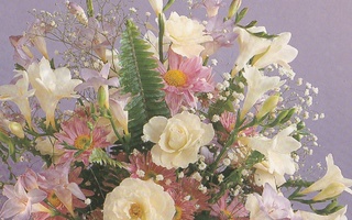 Kukkia maljakossa - Syntymäpäiväonnittelut