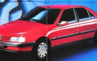 1993 Peugeot 405 esite - suom -  KUIN UUSI - 46 sivua